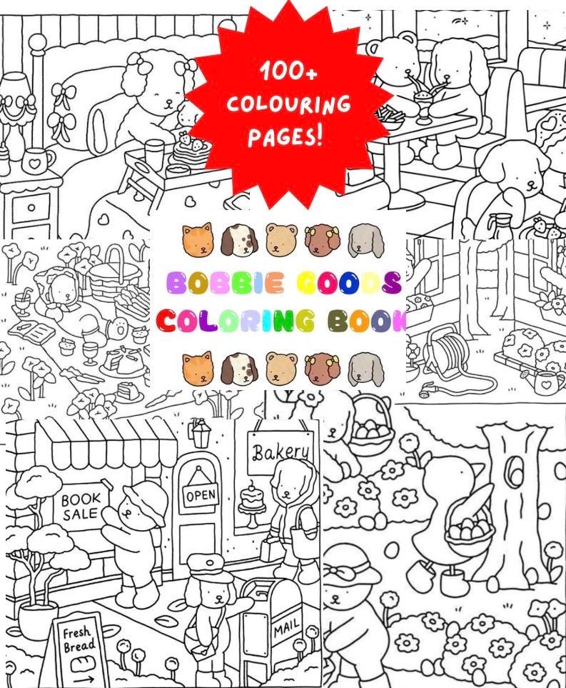100+ Colouring Pages Book Digital Download PDF FILE Document - Etsy Canada