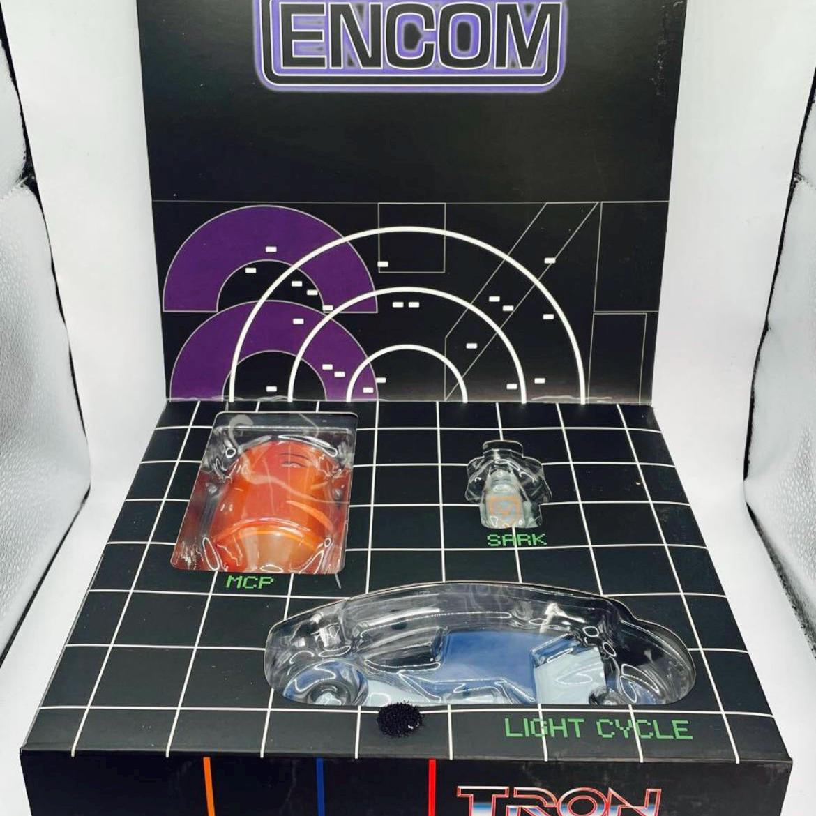 Medicom Toy Kubrick Tron Mcp & Sark Light Cycle Set D – Rare