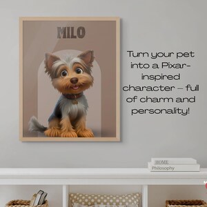Custom Disney-Cartoon Pet Portrait | Personalized Portraits | Gifts for Birthday, Anniversary & More | Custom Pet Art | Digital and Prints