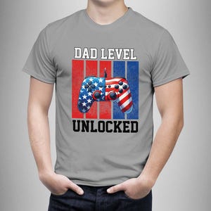 Dad Level Unlocked Shirt for New Dad, Father&#39;s Day Shirt, Gamer Dad Tshirt for Father&#39;s Day, New Dad Shirt, Gift for Dad, Gift for Father