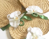 Palm Leaf Hand Fans, Raffia Fans, Wedding Fans, Buri Fans, Starfish Fans, Orchid Hand Fan