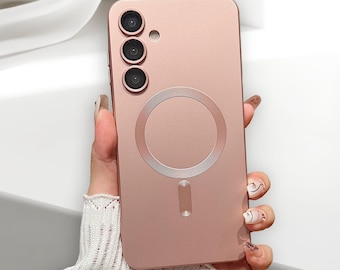 Samsung Phone Case Matte Magsafe | Samsung Galaxy Protective Cover Minimalist Elegant