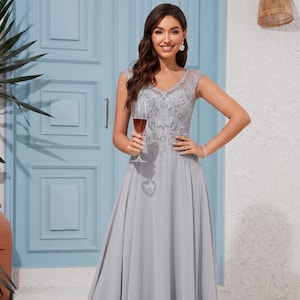 grey wedding guest dresses Gray Dress for Allure A1402 Ballgown Square Neck Mikado Bridal Gown