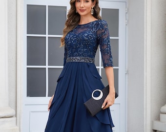 blue.prom dress Elegant blue ball gown Long Prom Dress,DS4355 – DSProm Size:18.5