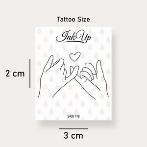 Temporary Tattoo Finger Oath
