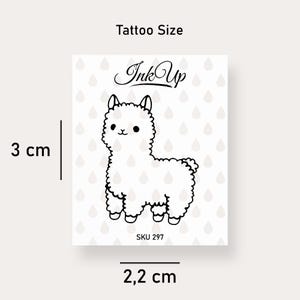 Temporary Tattoo Lama