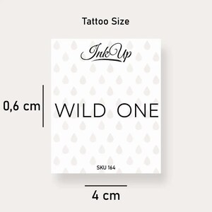 Temporäres Tattoo Wild One