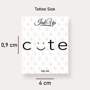 Cute Temporary Tattoo
