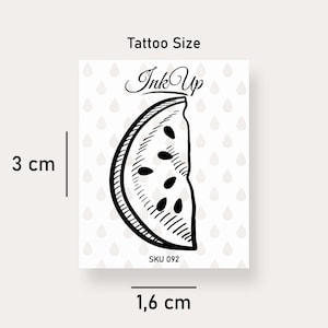 Temporary tattoo watermelon