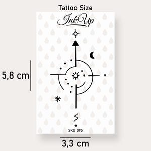 Temporary Tattoo Compass