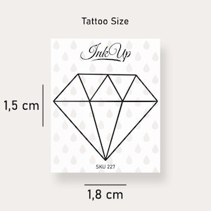Temporary Tattoo Diamond