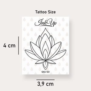 Temporary Tattoo Lotus