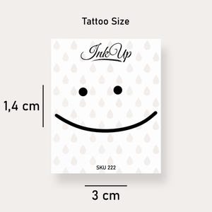 Temporary Tattoo Smiley