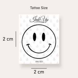 Temporary Tattoo Smiley