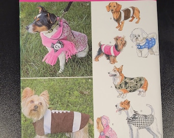 Simplicity 1239 Sewing Pattern UNCUT Dog sizes S-L