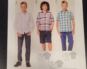 Burda 9419 Sewing Pattern UNCUT Boys Sizes 7-13