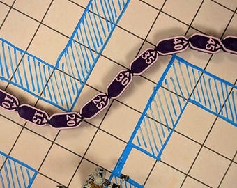 Righello da wargame da 25 cm - Strumento flessibile per il movimento della catena per Warhammer 40k, D&D e miniature da tavolo