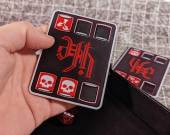 Segnalino per il Tiro Salvezza in Morte di D&D - Accessorio per D&D - Contatore dei Tiri Salvezza in Morte - Regalo per il Dungeon Master