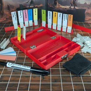 Rastreador de iniciativa de DnD - Conjunto de rastreador de orden de combate para Dungeon Master, rastreador de pantalla de DM personalizado, regalo personalizado para DM