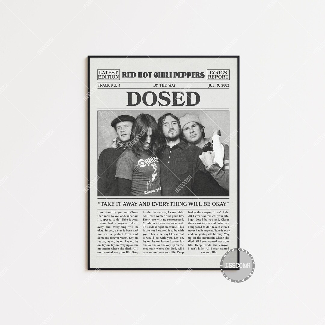 額付【50cm×50cmポスター】レッチリ バイ・ザ・ウェイ 50cm×50cmポスターレッチリ バイ・ザ・ウェイ Red Hot Chili