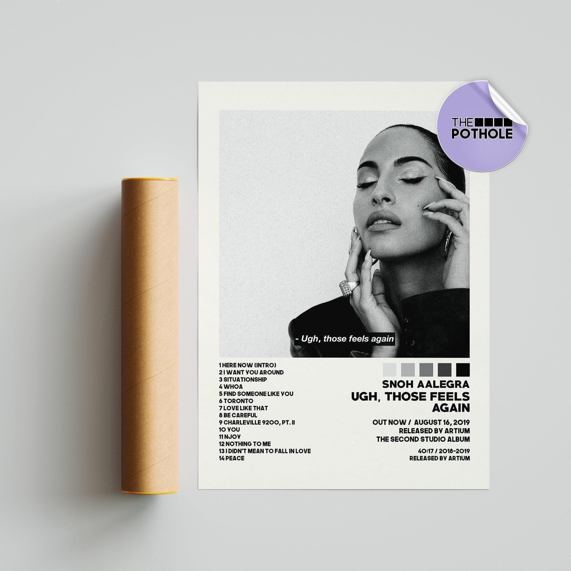 Snoh Aalegra 'Ugh, Those Feels Again' Album Cover Poster Print