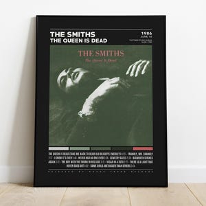 The Smiths Posters / The Queen Is Dead Poster / Album Cover Poster, Print Wall Art, Custom Poster, Home Decor, The Smiths, The Queen Is Dead