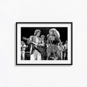 Poster di Tina Turner / Arte murale in bianco e nero di Tina Turner, poster di copertina di album, decorazioni per la casa, stampe fotografiche, poster rock 'n' roll, BAM287