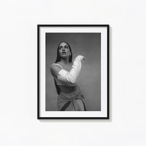 Rosalia Posters / Rosalia Black and White Wall Art, Album Cover Poster, Home Decor, Photography Prints, Motomami Poster