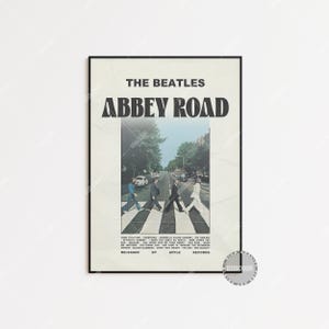 The Beatles Posters / Abbey Road Poster / The Beatles, Revolver, Album Cover Poster, Poster Print Wall Art, Custom Poster, LESS542