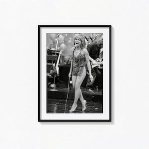 Poster di Tina Turner / Arte murale in bianco e nero di Tina Turner, poster di copertina di album, decorazioni per la casa, stampe fotografiche, poster rock 'n' roll, BAM300