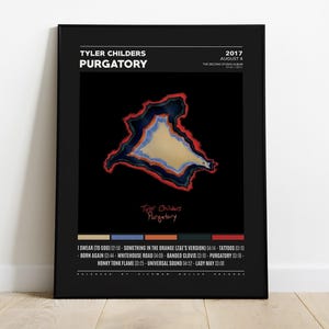 Tyler Childers Poster / Fegefeuer Poster / Fegefeuer Poster, Tyler Childers / Album Cover Poster / Tracklist Poster, Custom Poster