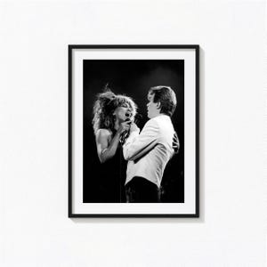 Poster di Tina Turner / Arte murale in bianco e nero di Tina Turner, poster di copertina di album, decorazioni per la casa, stampe fotografiche, poster rock 'n' roll, BAM290