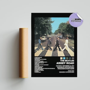 The Beatles Posters / Abbey Road Poster / The Beatles, Revolver, Album Cover Poster, Poster Print Wall Art, Custom Poster, Home Decor, BLCK