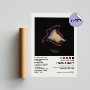 Tyler Kinder Poster | Poster Fegefeuer Tracklist Album Cover Poster / Album Cover Poster, Tyler Childers, Fegefeuer, Landknappe