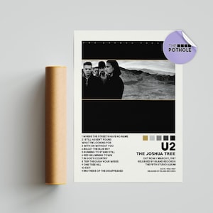 U2 Posters /The Joshua Tree Poster / U2, Joshua Tree, Album Cover Poster, Poster Print Wandkunst, Individuelles Poster, Home Decor