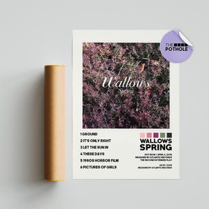 Wallows Posters / Frühlingsposter / Album Cover Poster / Posterdruck Wandkunst / Musikband Poster / Wohnkultur, Fernbedienung, nichts passiert
