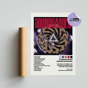 Soundgarden Posters, Badmotorfinger Poster, Soundgarden, Badmotorfinger, Album Cover Poster Poster, Plakatdruck Wandkunst, Individuelles Poster