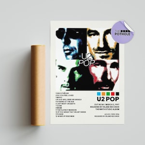 U2 Posters / Pop Poster / U2, The Joshua Tree, Album Cover Poster, Poster Print Wall Art, Custom Poster, Home Decor, Pop
