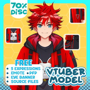 Custom VTuber Model Live2d Commission | Anime Art | Vtuber Assets | Pngtuber | Live2d Rigging | Vbridger | Live2d Model Commission |