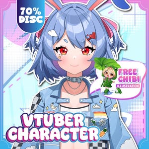 Custom Live2D VTuber Model Commission | Fully Rigged Anime VTuber Avatar for Streamers