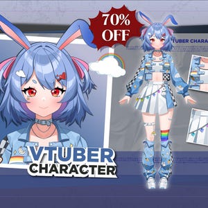 Custom Vtuber Model | Vtuber Assets | Live2d Model | Pngtuber | Anime Art | Vtuber Male & Female | Vtuber Commission | Vbridger |