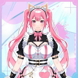 custom vtuber model, vtuber avatar design, vtuber commission, live2d vtuber character, anime streamer avatar, vtuber avatar for content creator, twitch vtuber model, youtube vtuber avatar, vtuber maker, vtube studio model