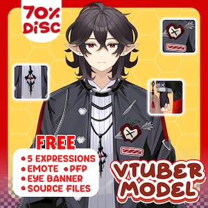 CUSTOM VTUBER MODEL Commission |Live2d Rigging | Vtuber Asset | Pngtuber Model |Anime Art | Vtube Studio | Vbridger |Live2d Model Commission