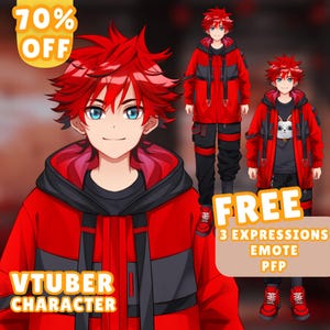 Custom Vtuber-modelcommissie | Live2d-commissie | Pngknol | Vtuber-activa | Anime-kunst | Overbrugging | Live2d-rigging | Vtuber-model