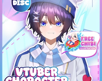 Custom Vtuber Model Live2D Commission – Anime Art, Fully Rigged, PNGtuber Assets