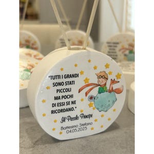 Profumatore Gessetto Personalizzato PICCOLO PRINCIPE - Modello rotondo 9X8X3