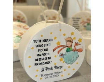 Profumatore Gessetto Personalizzato PICCOLO PRINCIPE - Modello rotondo 9X8X3