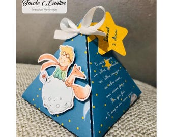 Little Prince Pyramid Box Personalized with Phrase and Star