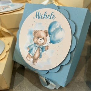 Scatolina Personalizzata con Profumatore, Confetti e Grafica a Tema