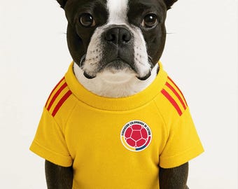 犬・猫用コロンビア代表サッカーユニフォーム